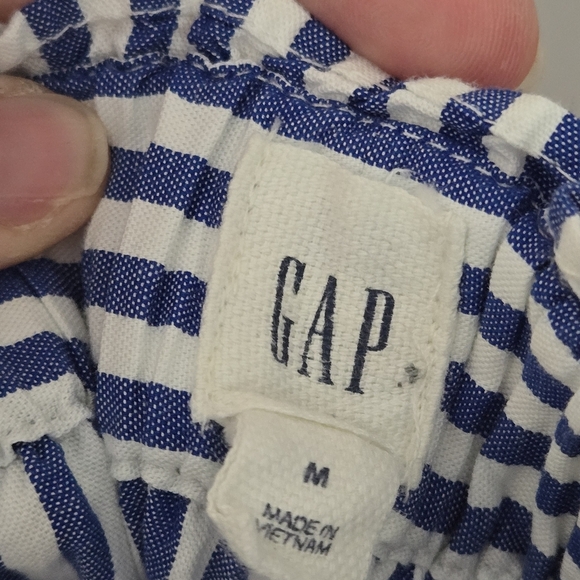 Gap Womens Medium Blue Striped Dress - Picture 5 of 13